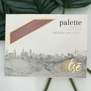 Ittse Rose Pink The Van Ness Magnetic Eyeshadow Mirrored Vegan Leather Palette